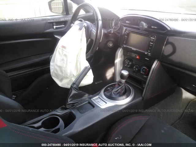 JF1ZNAA1XE8705845 - 2014 TOYOTA SCION FR-S GRAY photo 5