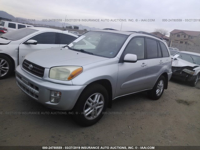 JTEGH20V026010666 - 2002 TOYOTA RAV4 SILVER photo 2