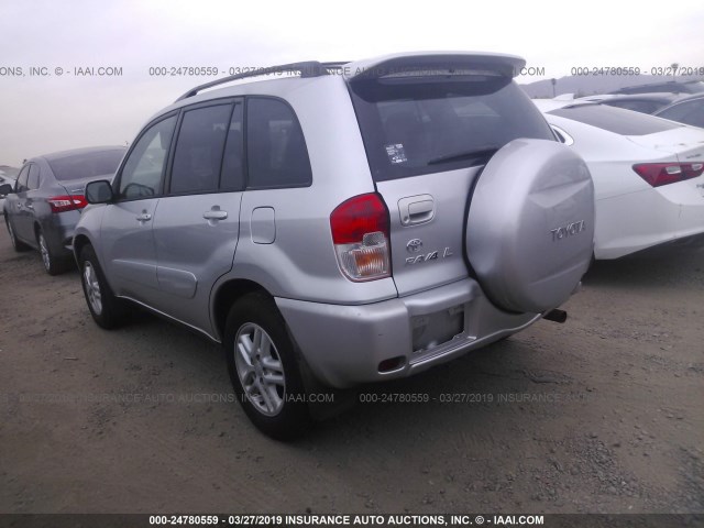 JTEGH20V026010666 - 2002 TOYOTA RAV4 SILVER photo 3