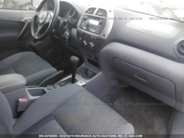 JTEGH20V026010666 - 2002 TOYOTA RAV4 SILVER photo 5