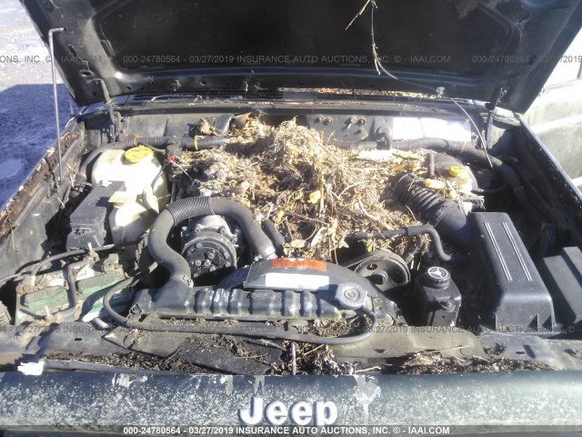 1J4FT27P7TL113778 - 1996 JEEP CHEROKEE SE GREEN photo 10