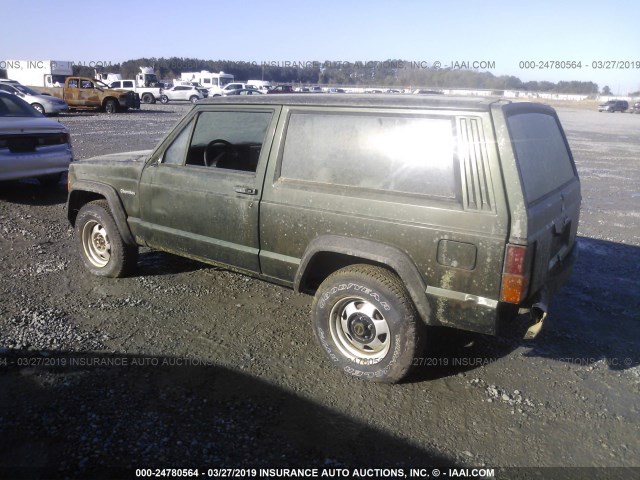 1J4FT27P7TL113778 - 1996 JEEP CHEROKEE SE GREEN photo 3