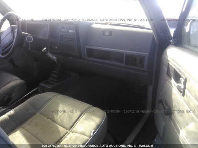 1J4FT27P7TL113778 - 1996 JEEP CHEROKEE SE GREEN photo 5