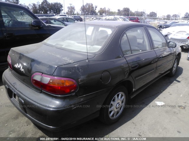 1G1NE52M0VY136151 - 1997 CHEVROLET MALIBU LS BLACK photo 4