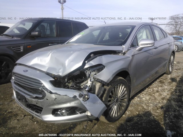 3FA6P0D9XGR351979 - 2016 FORD FUSION TITANIUM SILVER photo 2