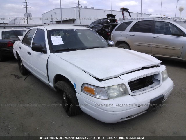 2FABP7BV5BX104581 - 2011 FORD CROWN VICTORIA POLICE INTERCEPTOR WHITE photo 1