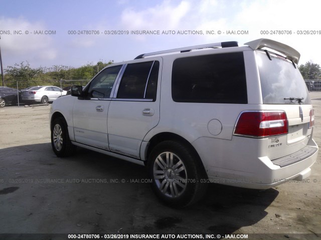 5LMFU27568LJ01235 - 2008 LINCOLN NAVIGATOR Blanc photo 3
