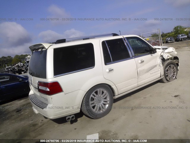 5LMFU27568LJ01235 - 2008 LINCOLN NAVIGATOR Blanc photo 4