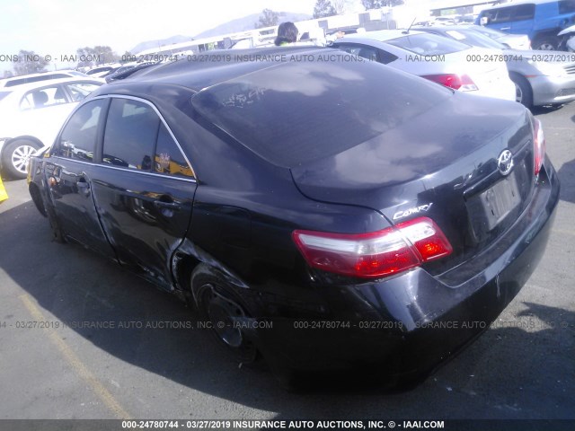 JTNBE46K973014705 - 2007 TOYOTA CAMRY NEW GENERAT CE/LE/XLE/SE BLACK photo 3