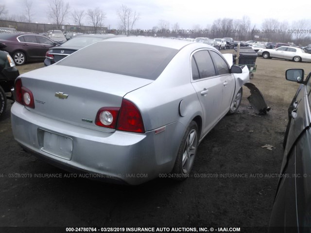 1G1ZA5E05AF254157 - 2010 CHEVROLET MALIBU LS SILVER photo 4