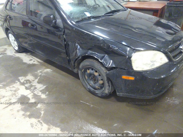 KL5JD56Z86K361927 - 2006 SUZUKI FORENZA BLACK photo 6