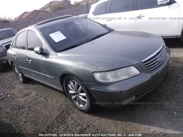 KMHFC46F76A052745 - 2006 HYUNDAI AZERA SE/LIMITED GREEN photo 1