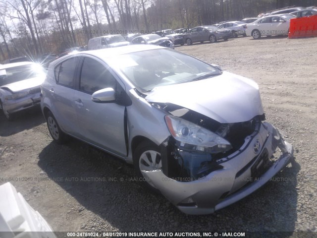 JTDKDTB30D1529244 - 2013 TOYOTA PRIUS C SILVER photo 1