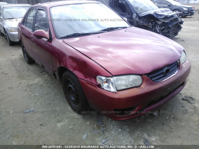 1NXBR12EX1Z424000 - 2001 TOYOTA COROLLA CE/LE/S MAROON photo 6