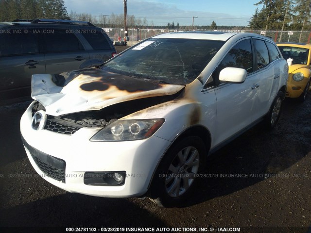 JM3ER293270119593 - 2007 MAZDA CX-7 WHITE photo 2