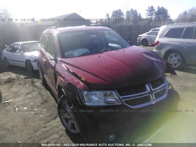 3C4PDDDG3CT275645 - 2012 DODGE JOURNEY CREW RED photo 1