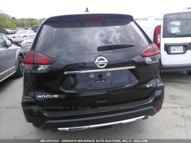 KNMAT2MT7KP513199 - 2019 NISSAN ROGUE S/SV BLACK photo 6