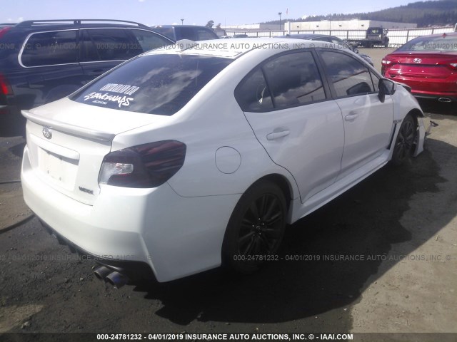 JF1VA1B65G9832231 - 2016 SUBARU WRX WHITE photo 4