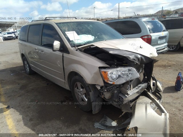 2C4RDGCG1CR311802 - 2012 DODGE GRAND CARAVAN SXT GOLD photo 1