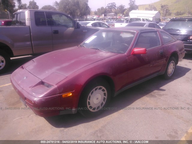 JN1HZ16S4HX128576 - 1987 NISSAN 300ZX 2+2 RED photo 2