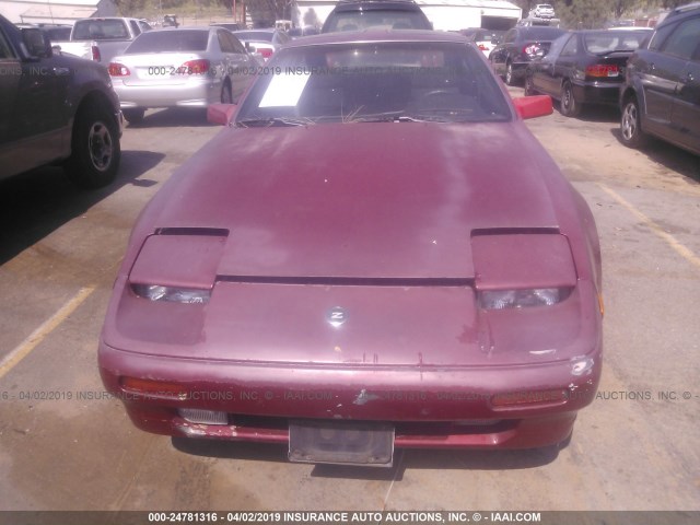 JN1HZ16S4HX128576 - 1987 NISSAN 300ZX 2+2 RED photo 6