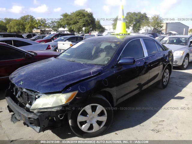 4T1BE46K67U091140 - 2007 TOYOTA CAMRY NEW GENERAT CE/LE/XLE/SE BLUE photo 2