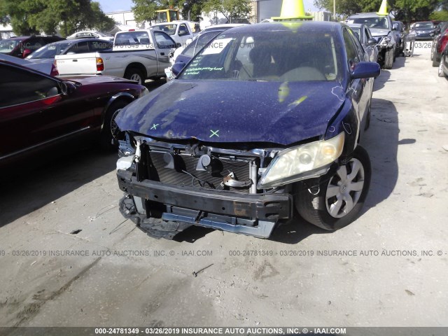 4T1BE46K67U091140 - 2007 TOYOTA CAMRY NEW GENERAT CE/LE/XLE/SE BLUE photo 6