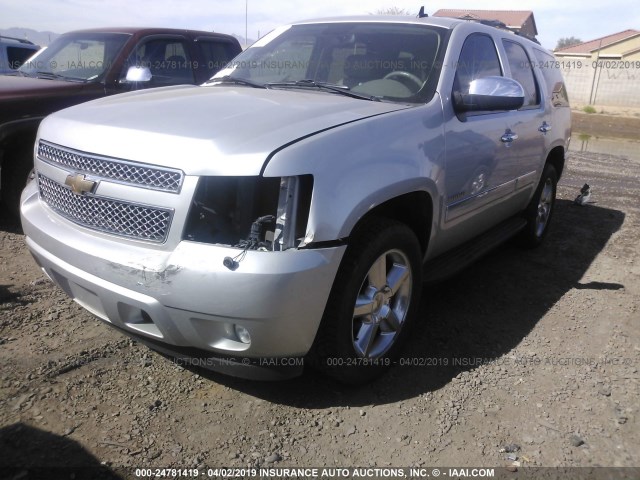 1GNSCCE0XBR241046 - 2011 CHEVROLET TAHOE C1500 LTZ Gümüş foto 2