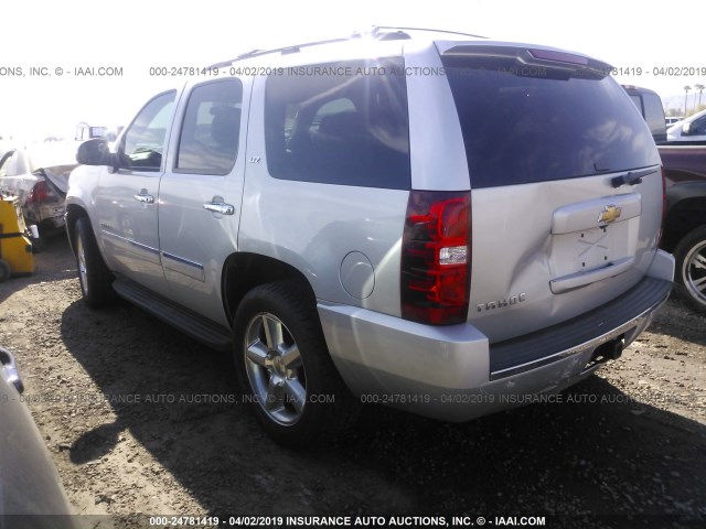 1GNSCCE0XBR241046 - 2011 CHEVROLET TAHOE C1500 LTZ Gümüş foto 3