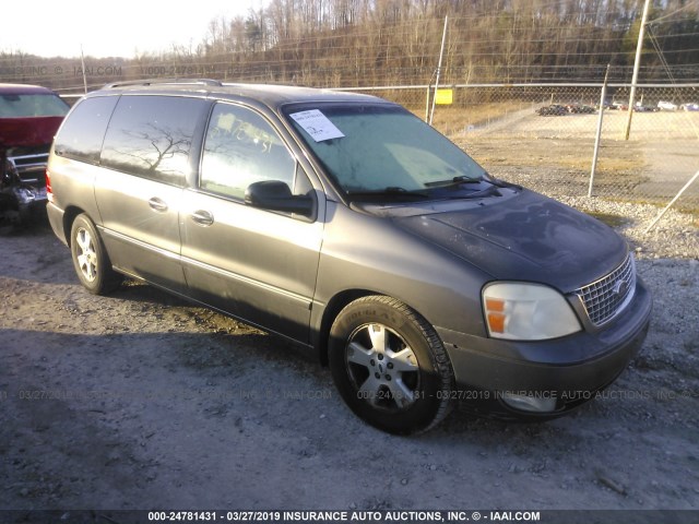 2FMDA52235BA38074 - 2005 FORD FREESTAR SEL GRAY photo 1