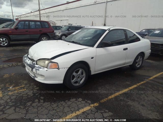 JA3AY11A2XU011416 - 1999 MITSUBISHI MIRAGE DE WHITE photo 2