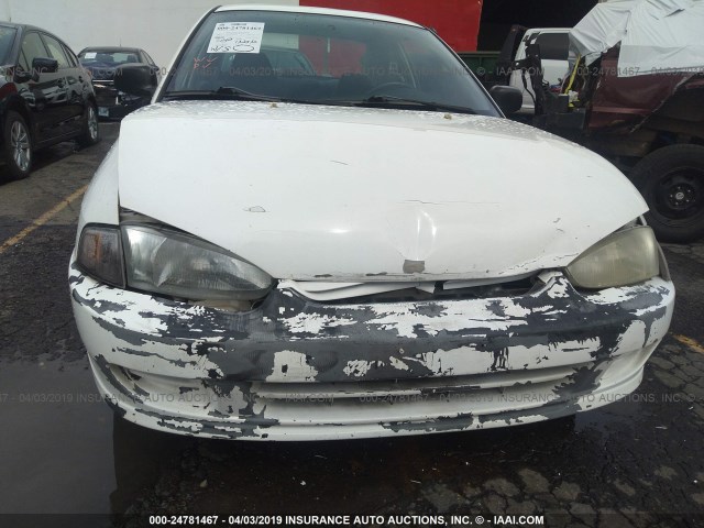 JA3AY11A2XU011416 - 1999 MITSUBISHI MIRAGE DE WHITE photo 6