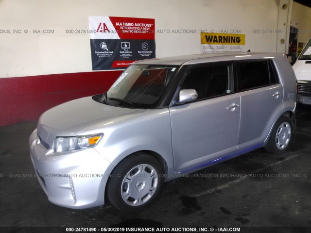JTLZE4FE1EJ059115 - 2014 TOYOTA SCION XB 银色 照片 2
