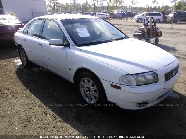 YV1TS59H741365797 - 2004 VOLVO S80 2.5T WHITE photo 1