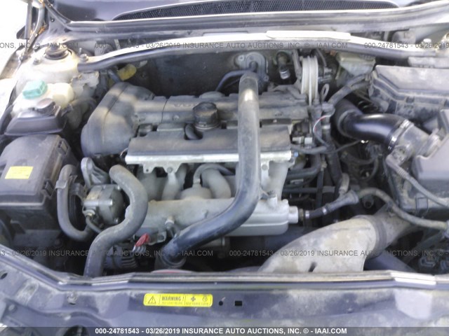 YV1TS59H741365797 - 2004 VOLVO S80 2.5T WHITE photo 10