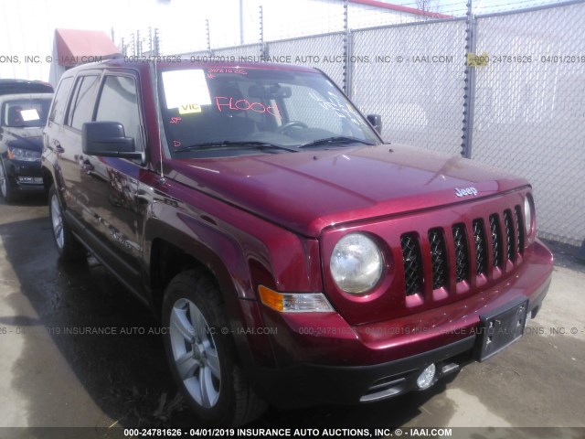 1C4NJRFB6ED615989 - 2014 JEEP PATRIOT LATITUDE RED photo 6