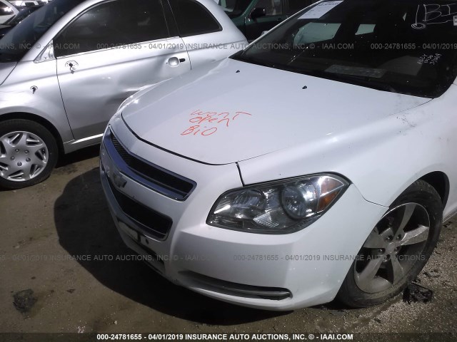 1G1ZC5EU4CF388447 - 2012 CHEVROLET MALIBU 1LT 白色 照片 6