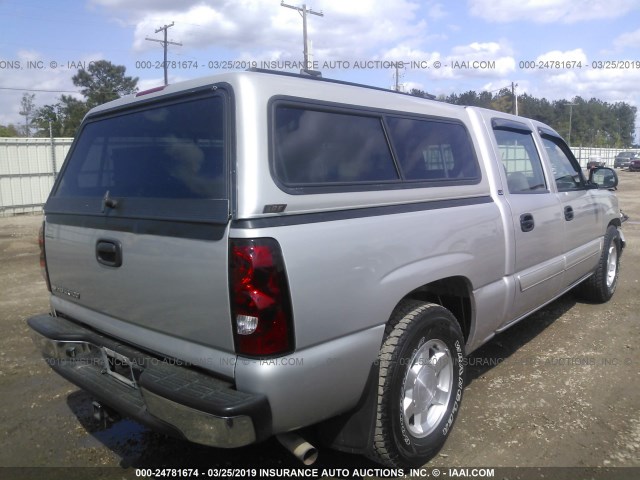 2GCEC13V161355606 - 2006 CHEVROLET SILVERADO C1500 GRAY photo 4