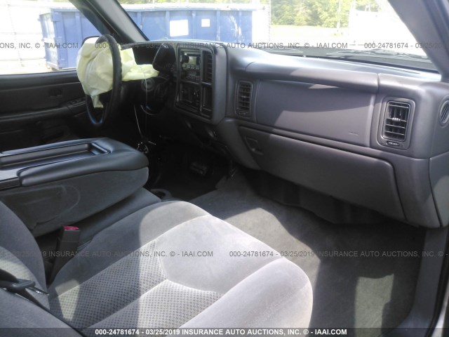 2GCEC13V161355606 - 2006 CHEVROLET SILVERADO C1500 GRAY photo 5