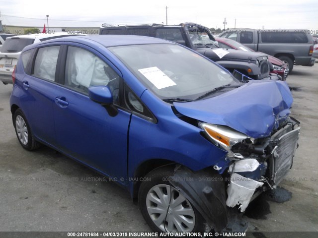 3N1CE2CP5FL432729 - 2015 NISSAN VERSA NOTE S/S PLUS/SV/SL/SR BLUE photo 1