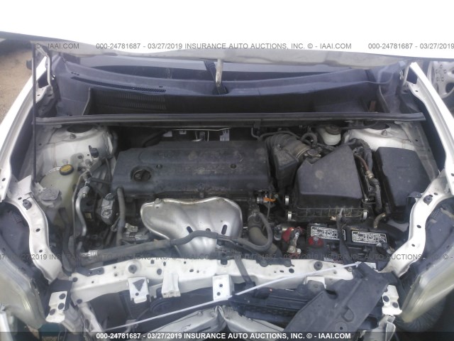 JTLZE4FE3C1143448 - 2012 TOYOTA SCION XB 白色 照片 10