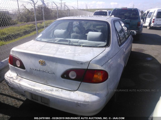 1NXBR12E22Z618165 - 2002 TOYOTA COROLLA CE/LE/S SILVER photo 4