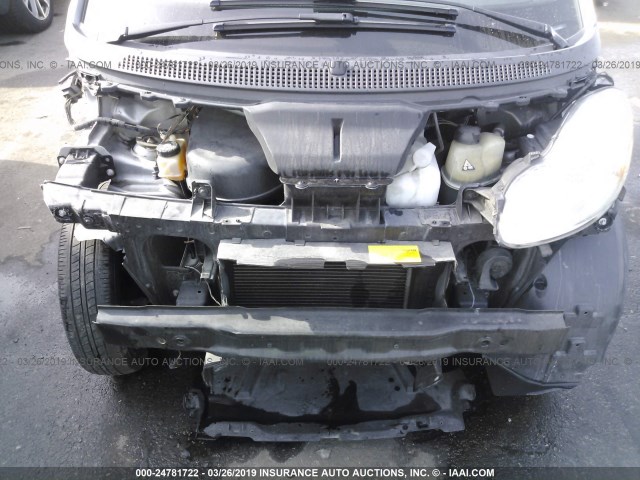 WMEEJ31X78K086277 - 2008 SMART FORTWO PURE/PASSION BLACK photo 10