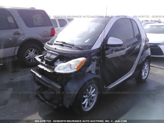 WMEEJ31X78K086277 - 2008 SMART FORTWO PURE/PASSION BLACK photo 2