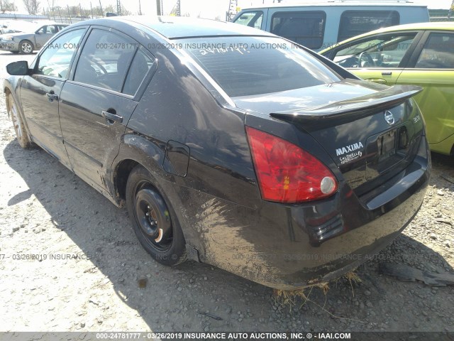 1N4BA41E27C831635 - 2007 NISSAN MAXIMA SE/SL BLACK photo 3