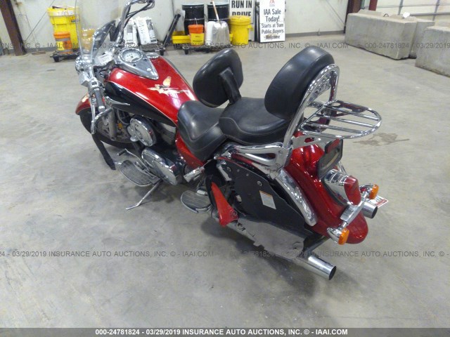 JKBVNKD108A021660 - 2008 KAWASAKI VN1600 D RED photo 3