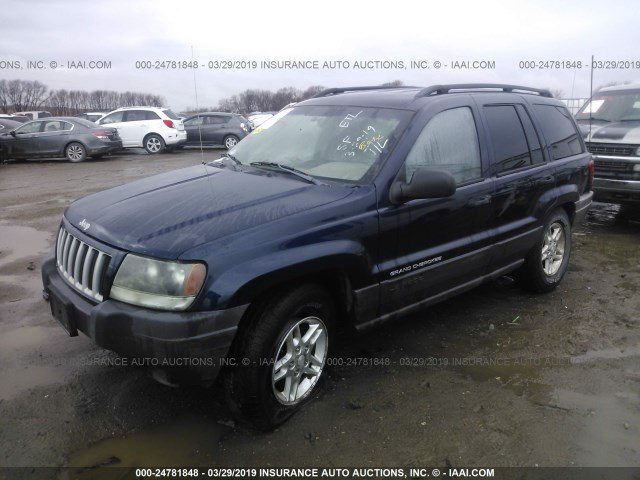 1J4GW48S34C204140 - 2004 JEEP GRAND CHEROKEE LAREDO/COLUMBIA/FREEDOM 蓝色 照片 2