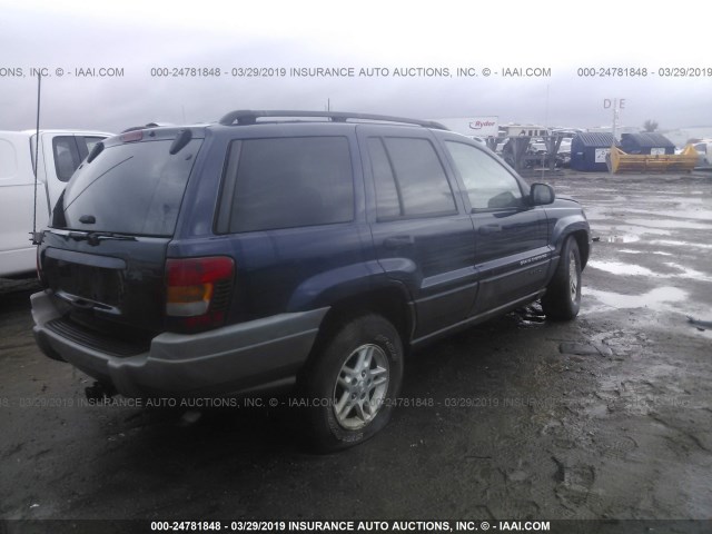 1J4GW48S34C204140 - 2004 JEEP GRAND CHEROKEE LAREDO/COLUMBIA/FREEDOM 蓝色 照片 4