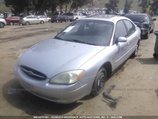 1FAFP55S92G225756 - 2002 FORD TAURUS SES SILVER photo 2