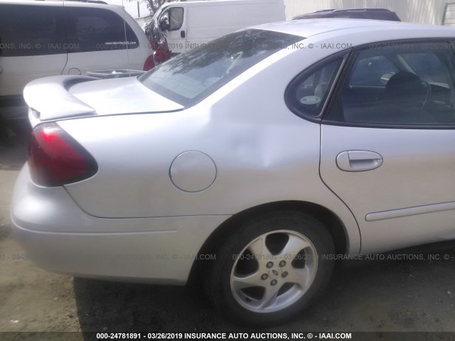 1FAFP55S92G225756 - 2002 FORD TAURUS SES SILVER photo 6